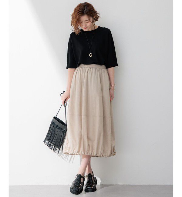 23区「【洗える】ヴィンテージライトタフタ バルーン スカート」|スカート|