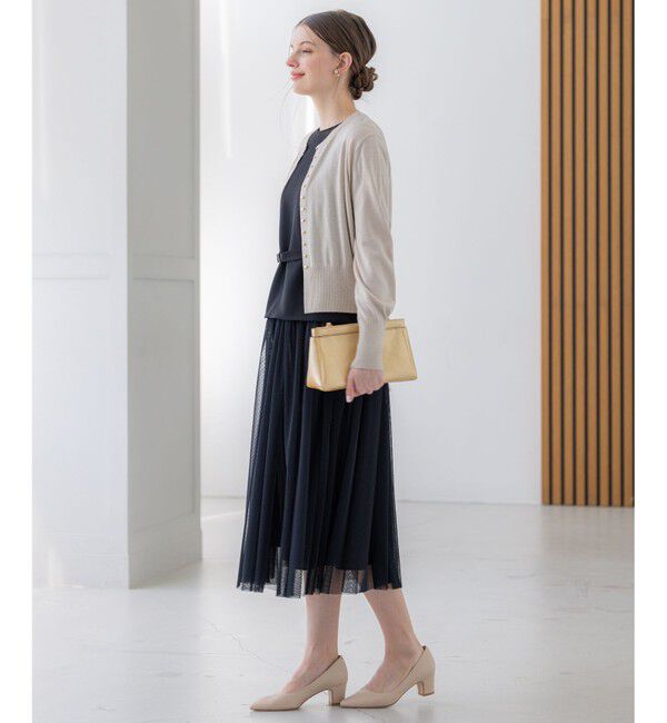 23区「【APPLAUDIR】コンパクト ラメカーディガン」|カーディガン|