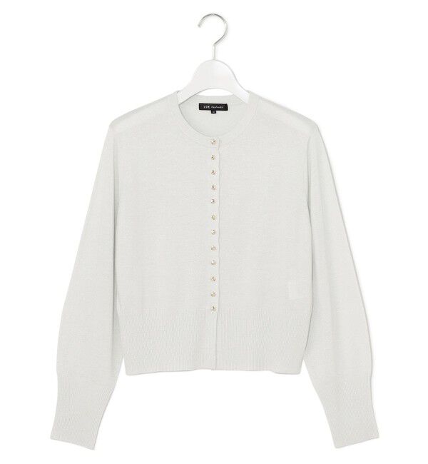 23区「【APPLAUDIR】コンパクト ラメカーディガン」|カーディガン|