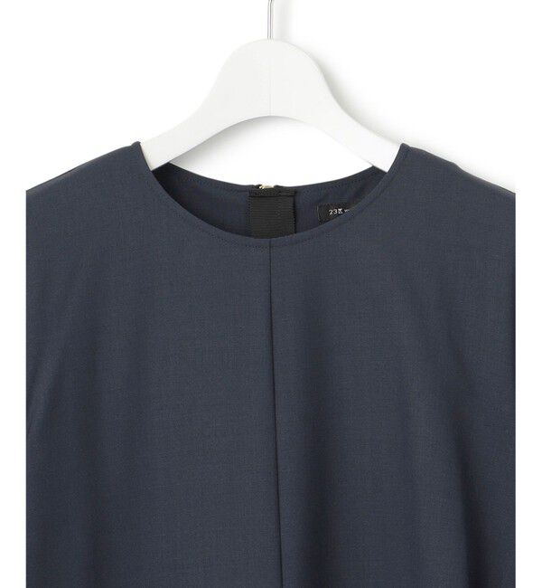 23区「【洗える】TWマットクロス ワンピース」|ワンピース|