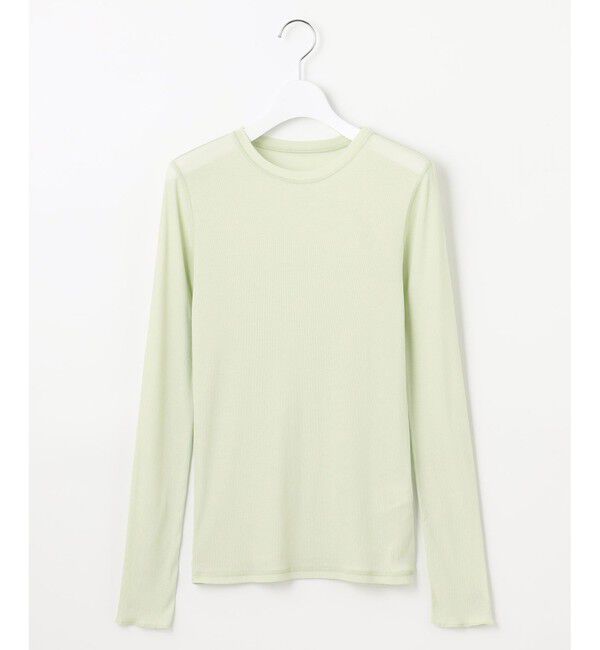 23区「【SLOW/一部店舗限定】シアーリブロンTEE クルーネック カットソー」|Tシャツ・カットソー|