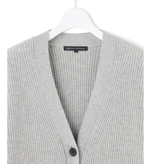 23区「【洗える】カシミヤブレンド ニット カーディガン」|カーディガン|
