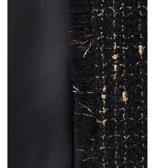 23区「【滝沢眞規子さん着用】GIOLICA ボタン ツイード ジャケット」|ノーカラージャケット|