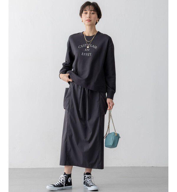 23区「カラーストーン コイン ネックレス」|ネックレス|