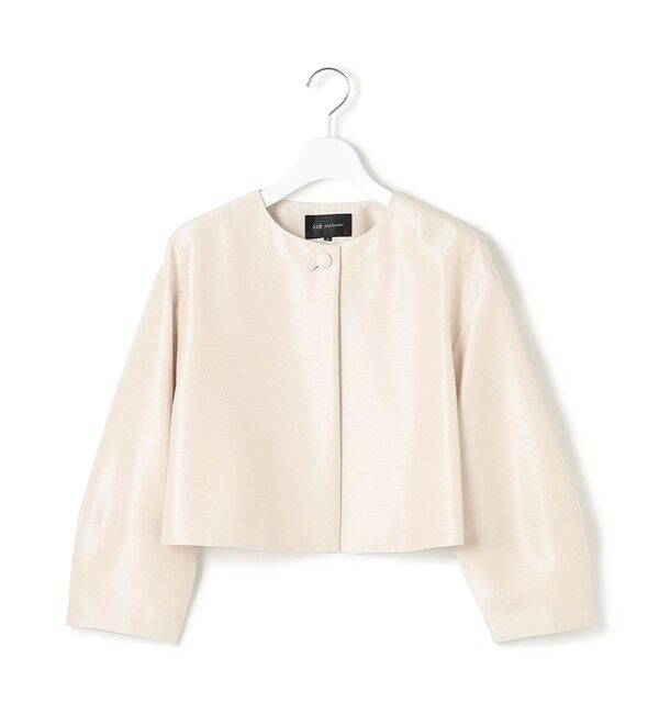 23区「【APPLAUDIR】トリアセシャンタン ジャケット」|ノーカラージャケット|