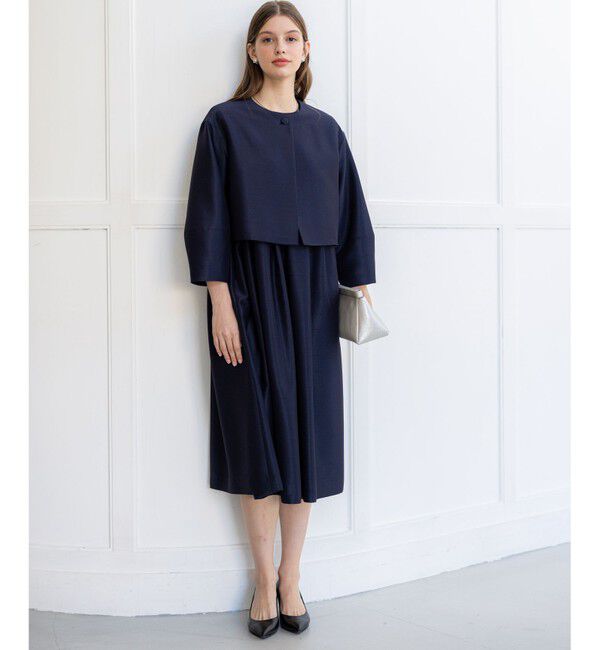 23区「【APPLAUDIR】トリアセシャンタン ジャケット」|ノーカラージャケット|