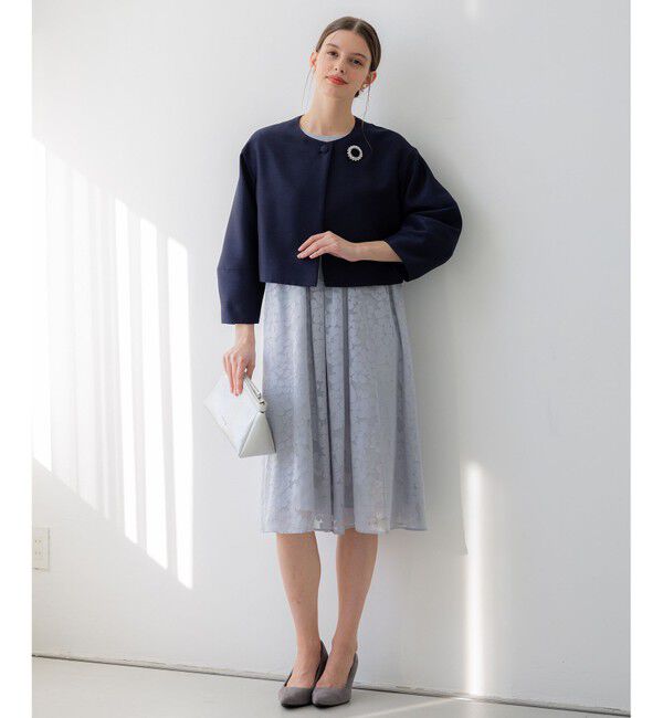 23区「【APPLAUDIR】トリアセシャンタン ジャケット」|ノーカラージャケット|