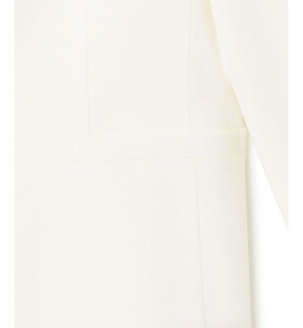 23区「【セットアップ対応/防シワ性/洗える】アイアスマットストレッチ ノーカラー ジャケット」|ノーカラージャケット|