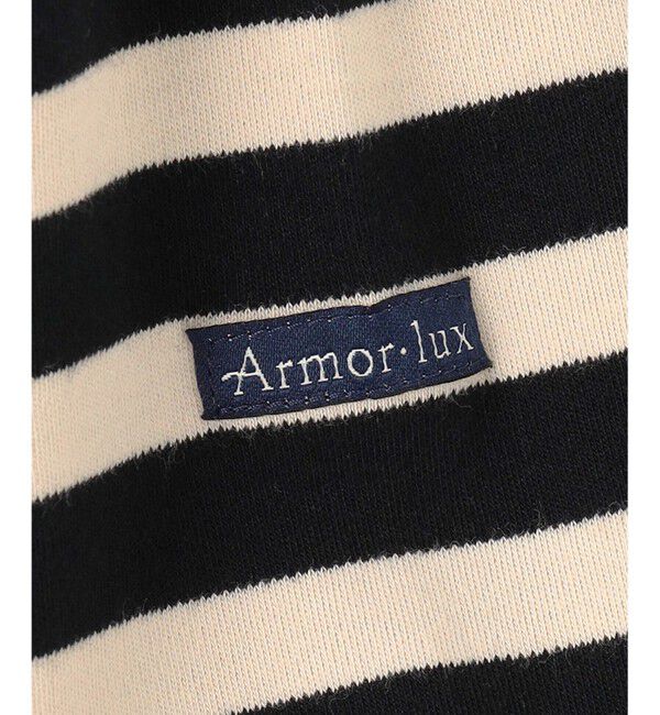 23区「【CanCam４月号掲載/洗える】Armor-lux スムース バックボタン ボーダー カットソー」|Tシャツ・カットソー|