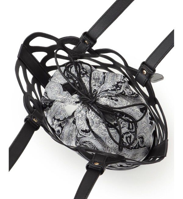 23区「【Oggi6月号掲載】Ratti ドローイング ペイズリー プリント コンビ バッグ」|ハンドバッグ|