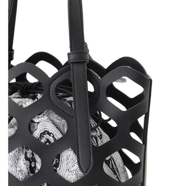 23区「【Oggi6月号掲載】Ratti ドローイング ペイズリー プリント コンビ バッグ」|ハンドバッグ|