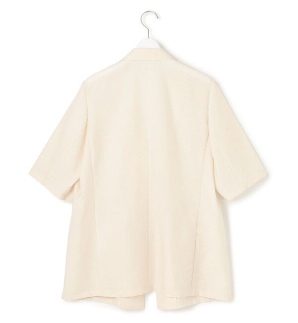 23区「【Oggi6月号掲載/速乾性/接触冷感】シアータンブラー ハーフスリーブ ジャケット」|テーラードジャケット|