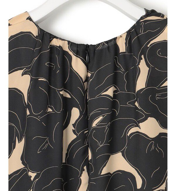 23区「【洗える】Ratti フラワーアートプリント ブラウス」|シャツ・ブラウス|