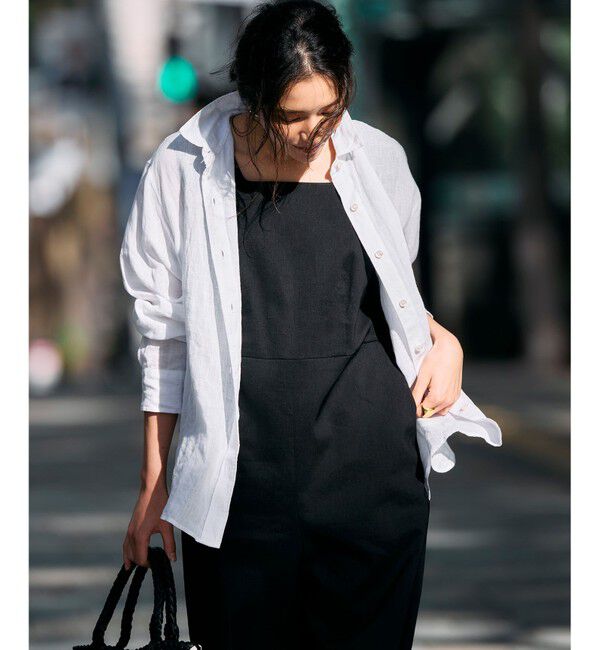 23区「LIBECO ベーシック シャツ」|シャツ・ブラウス|