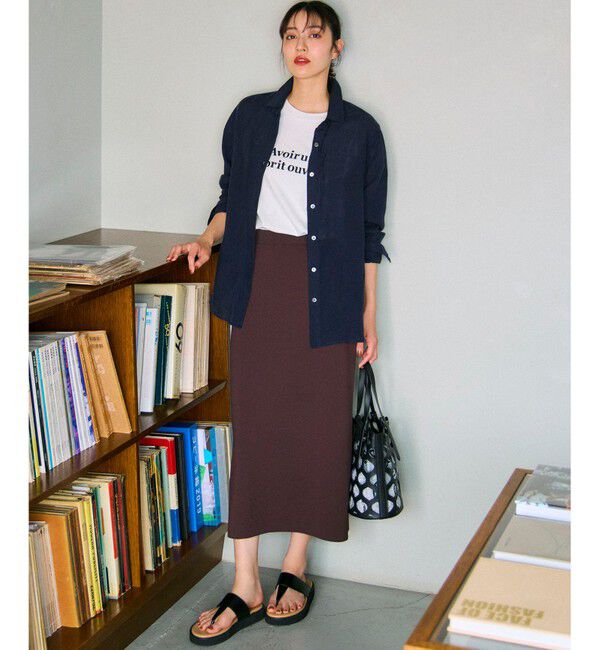 23区「LIBECO ベーシック シャツ」|シャツ・ブラウス|