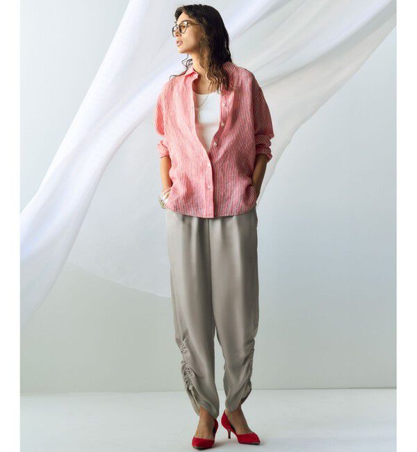 23区「LIBECO ベーシック シャツ」|シャツ・ブラウス|