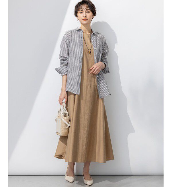 23区「LIBECO ベーシック シャツ」|シャツ・ブラウス|