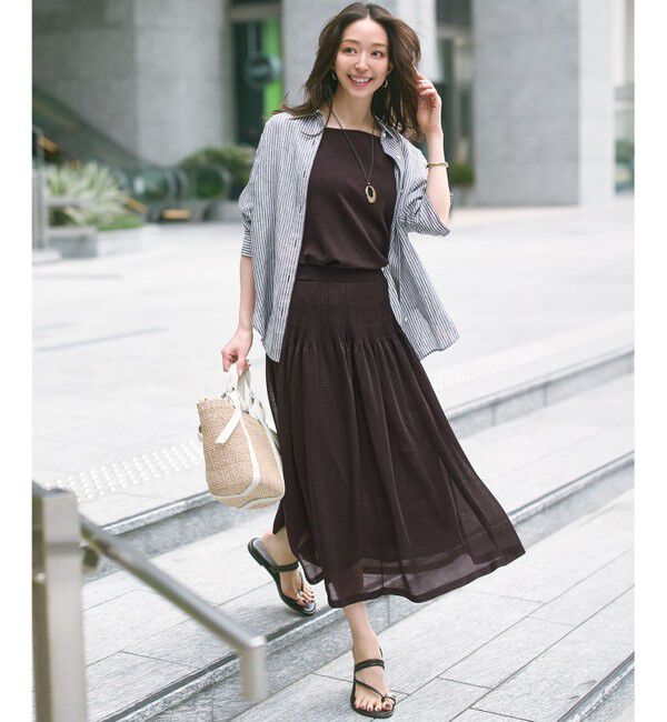 23区「LIBECO ベーシック シャツ」|シャツ・ブラウス|