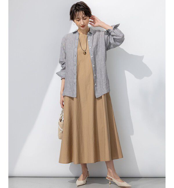 23区「LIBECO ベーシック シャツ」|シャツ・ブラウス|