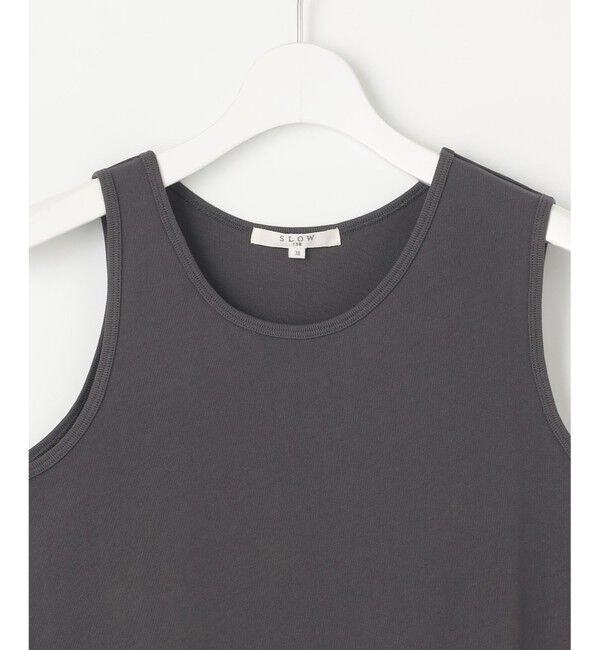 23区「【SLOW/一部店舗限定】ライトツイストコットン レイヤード タンクトップ」|Tシャツ・カットソー|