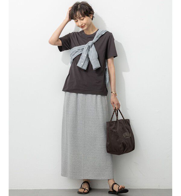 23区「【SLOW/WEB限定】ラスティックテリー ナロー スカート」|スカート|