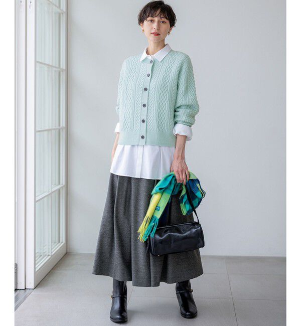 23区「【見上愛さん着用/洗える】CANCLINI ハーフスリーブ シャツ」|シャツ・ブラウス|