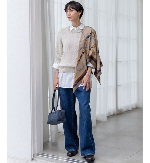 23区「【見上愛さん着用/洗える】CANCLINI ハーフスリーブ シャツ」|シャツ・ブラウス|