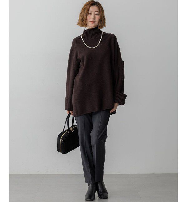 23区「【洗える】TWマットクロス スティック パンツ」|その他|