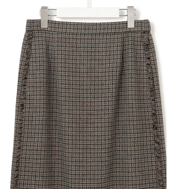 23区「【GLOW10月号掲載/洗える】ツイーディーカラーミックス  Iライン スカート」|スカート|