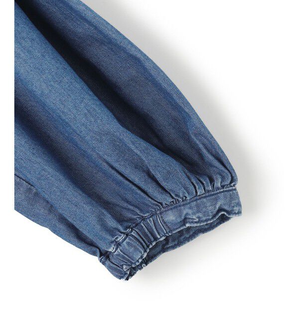 23区「【SLOW/一部店舗限定】ライトオンス デニム バックリボン ブラウス」|シャツ・ブラウス|