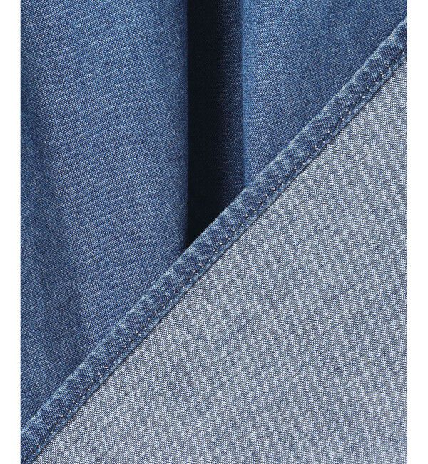 23区「【SLOW/一部店舗限定】ライトオンス デニム バックリボン ブラウス」|シャツ・ブラウス|