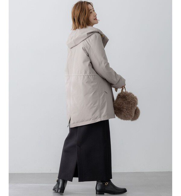 23区「【洗える】コットンエアーダンボール Iライン スカート」|スカート|