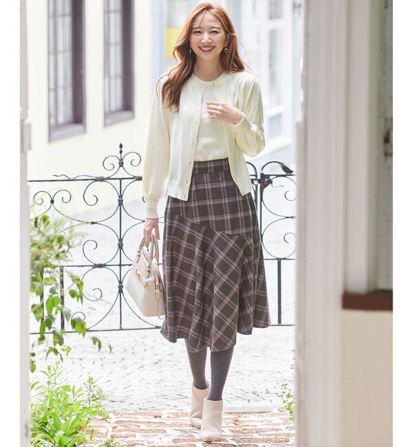 any SiS「【美人百花11月号掲載】アシンメトリーマーメイドフレア スカート」|スカート|