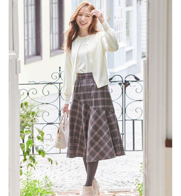 any SiS「【美人百花11月号掲載】アシンメトリーマーメイドフレア スカート」|スカート|