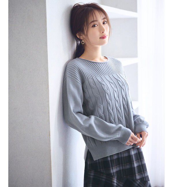 any SiS「【美人百花11月号掲載】アシンメトリーマーメイドフレア スカート」|スカート|