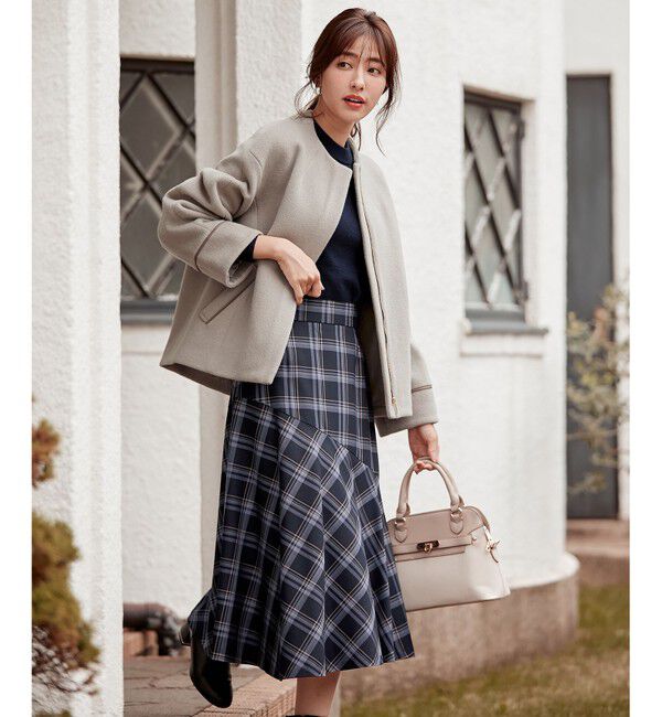 any SiS「【美人百花11月号掲載】アシンメトリーマーメイドフレア スカート」|スカート|