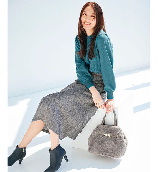 any SiS「【美人百花11月号掲載】アシンメトリーマーメイドフレア スカート」|スカート|