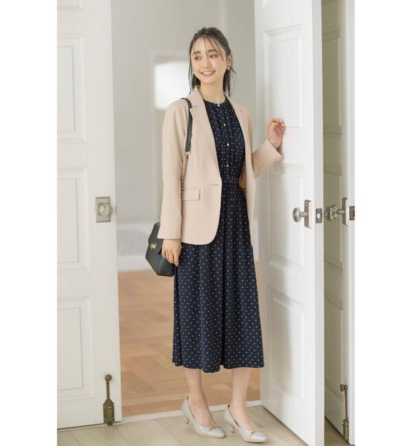 any SiS「【接触冷感・吸水速乾・UVケア】エアリードレープスムース ワンピース」|ワンピース|