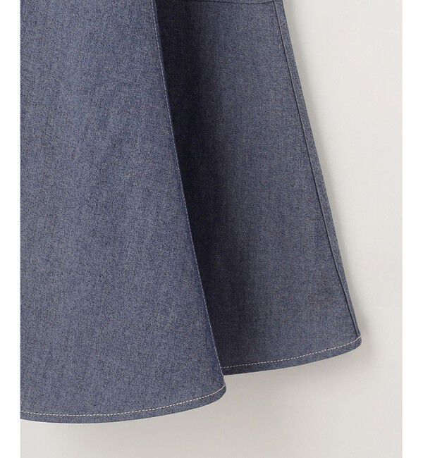 any SiS「【洗える】ライトデニムライクシャンブレー キャミワンピ」|ワンピース|