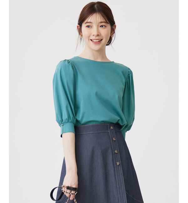 ANY SIS「【接触冷感】美人 ボリュームスリーブ カットソー」|Tシャツ・カットソー|ﾌﾞﾙｰｸﾞ