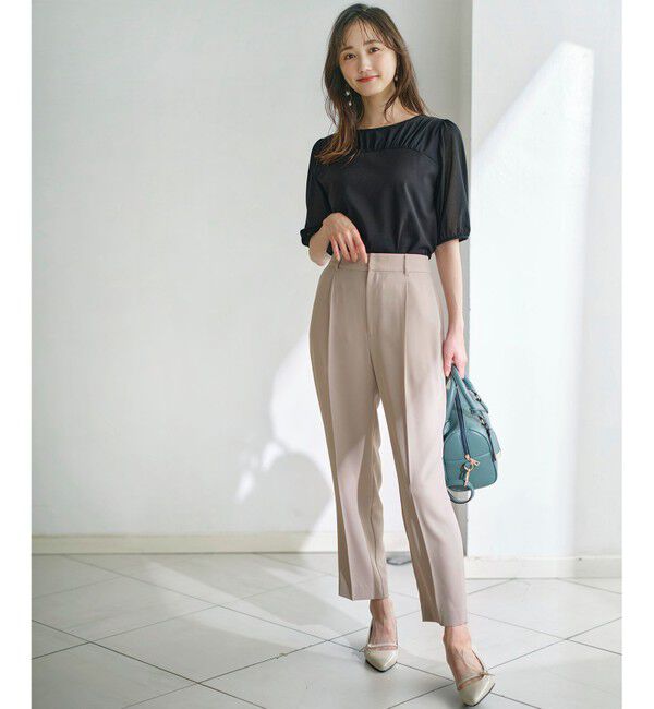 ANY SIS「【接触冷感・UVカット・速乾】コンフォートビューティサテン パンツ」|その他|