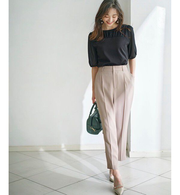 ANY SIS「【接触冷感・UVカット・速乾】コンフォートビューティサテン パンツ」|その他|