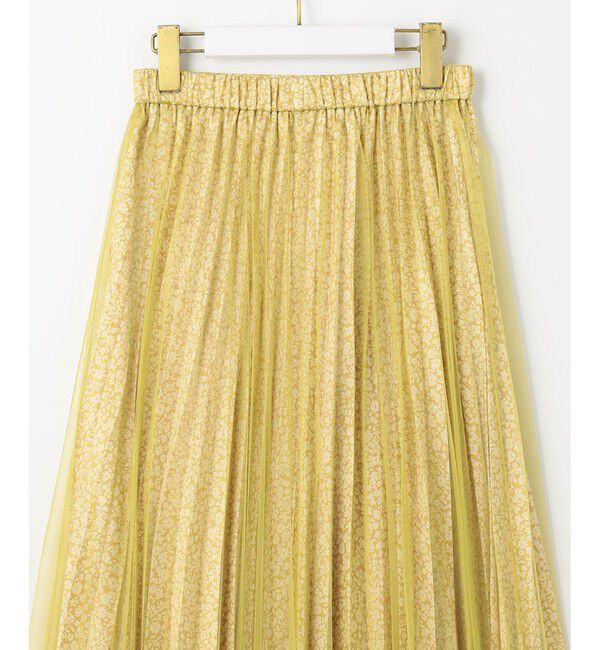 any SiS「【洗える】チュールレイヤードプリーツ スカート」|スカート|