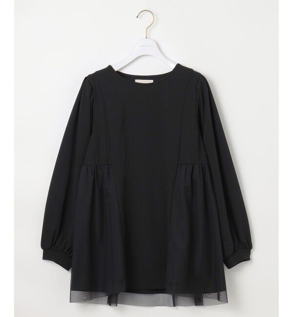 any SiS「【WEB・一部店舗限定】ペプラムチュールコンビ セット」|スーツ|