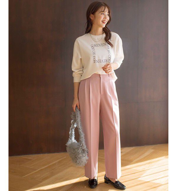 ANY SIS「【洗える】褒めらレディ ワイドパンツ」|その他|