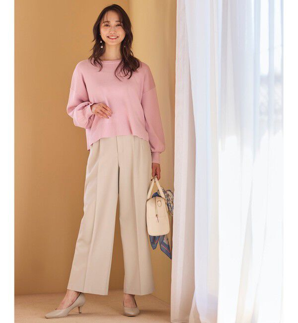 ANY SIS「【洗える】褒めらレディ ワイドパンツ」|その他|