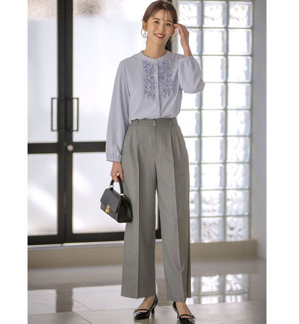 ANY SIS「【洗える】褒めらレディ ワイドパンツ」|その他|