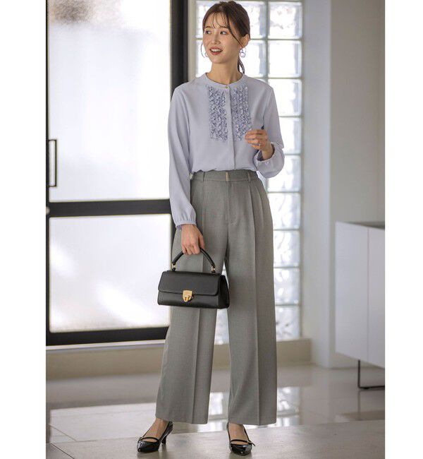 ANY SIS「【洗える】褒めらレディ ワイドパンツ」|その他|