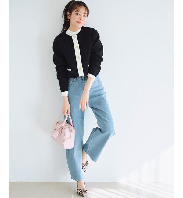 ANY SIS「【2WAY】チャーム付きスクエア ボストンバッグ」|ボストンバッグ|