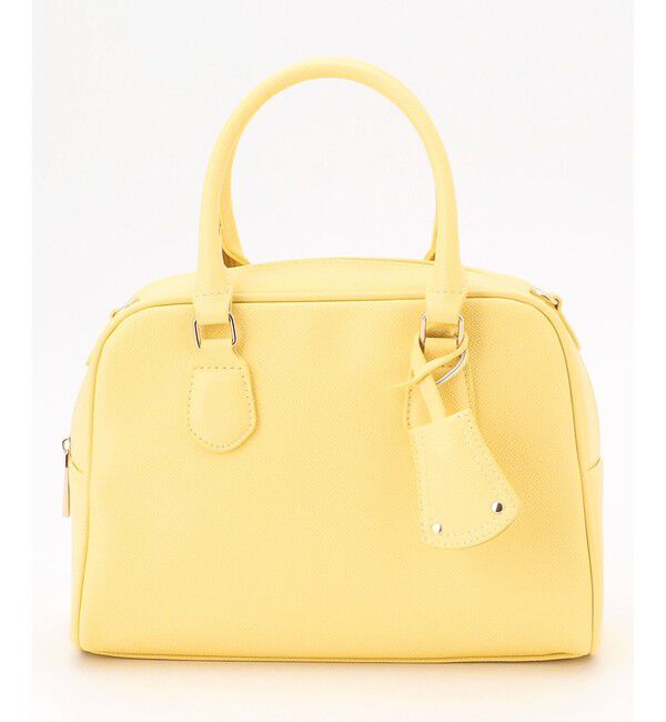 ANY SIS「【2WAY】チャーム付きスクエア ボストンバッグ」|ボストンバッグ|